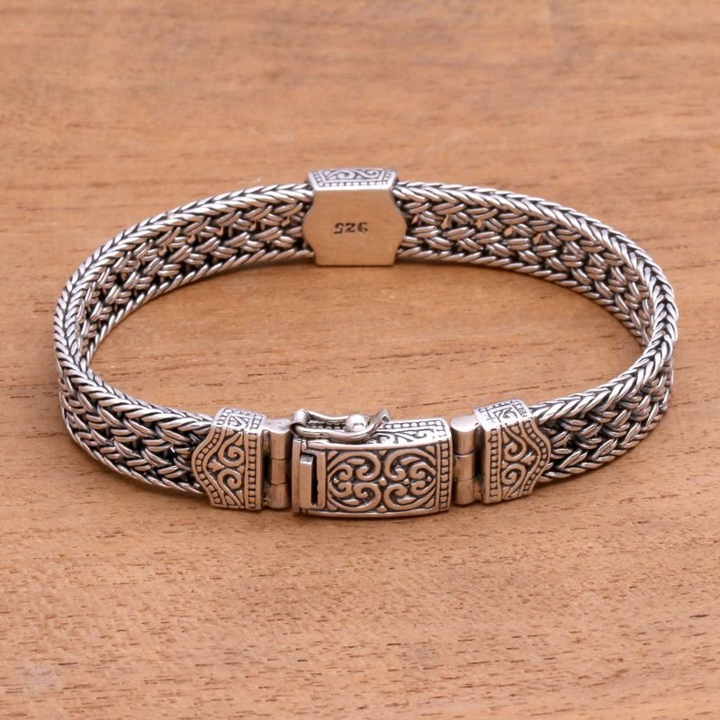 Men and Women Silver Bracelet
