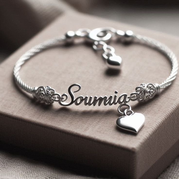 Men and Women Silver Bracelet