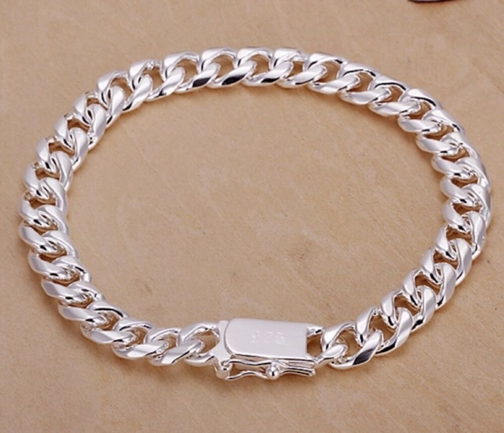 Men and Women Silver Bracelet