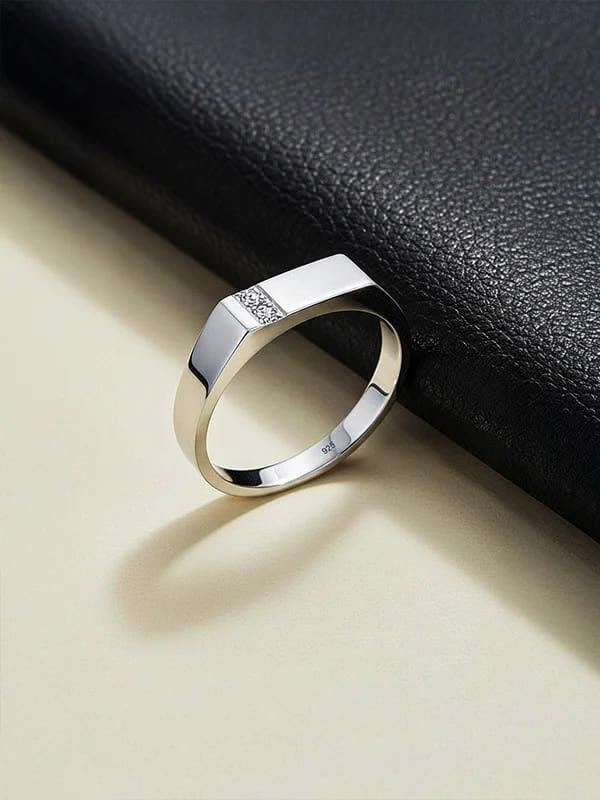 Men and Women Silver Ring