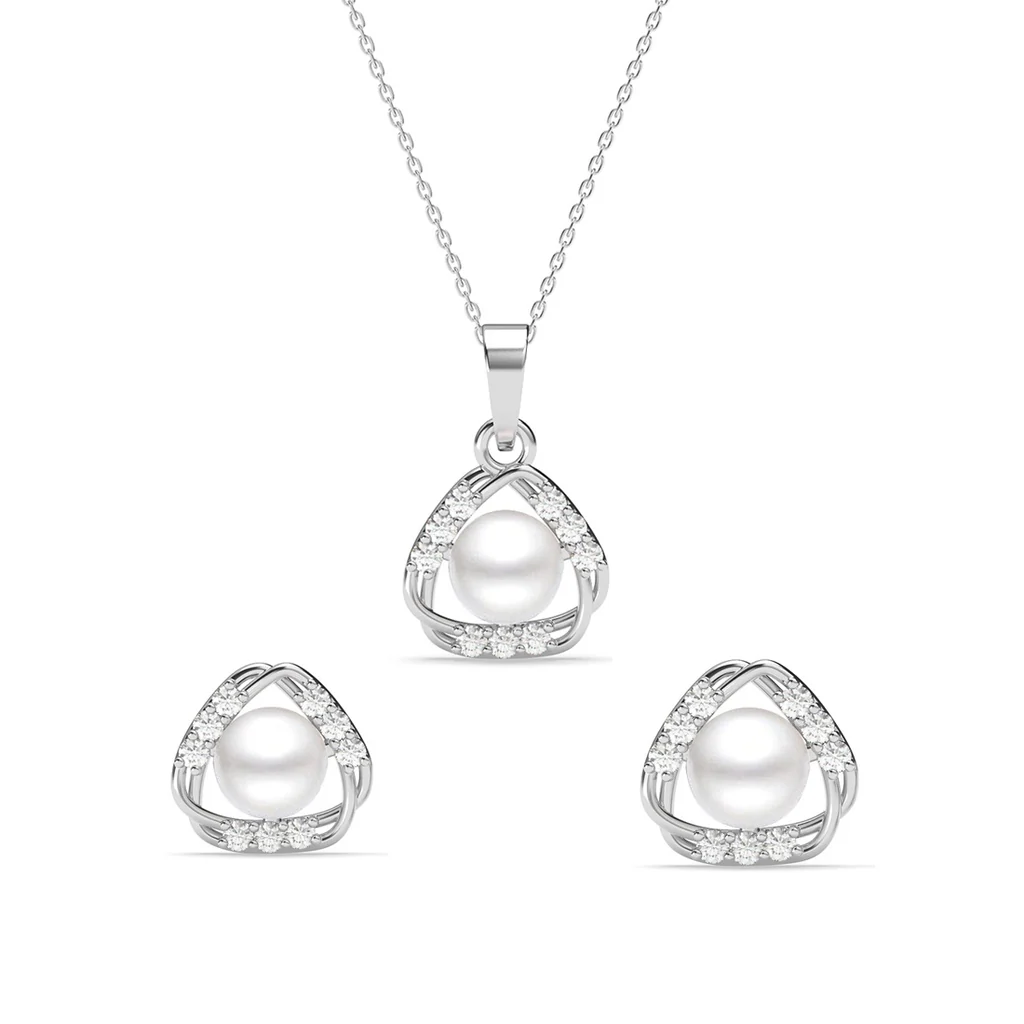 Silver Pendant Set