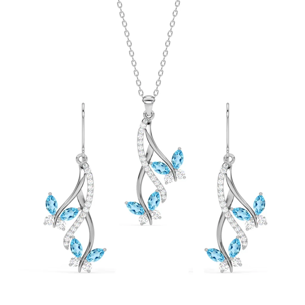 Silver Pendant Set PS36