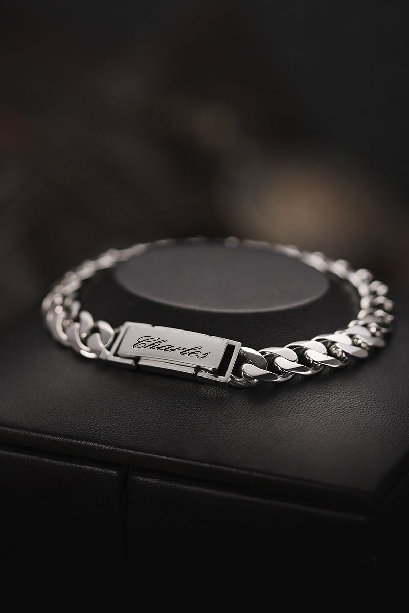 Men and Women Silver Bracelet