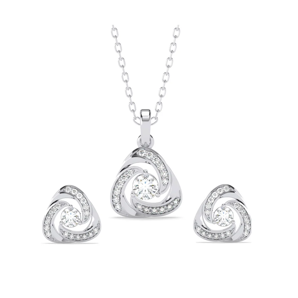 Silver Pendant Set