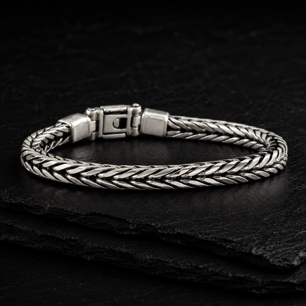 Men and Women Silver Bracelet