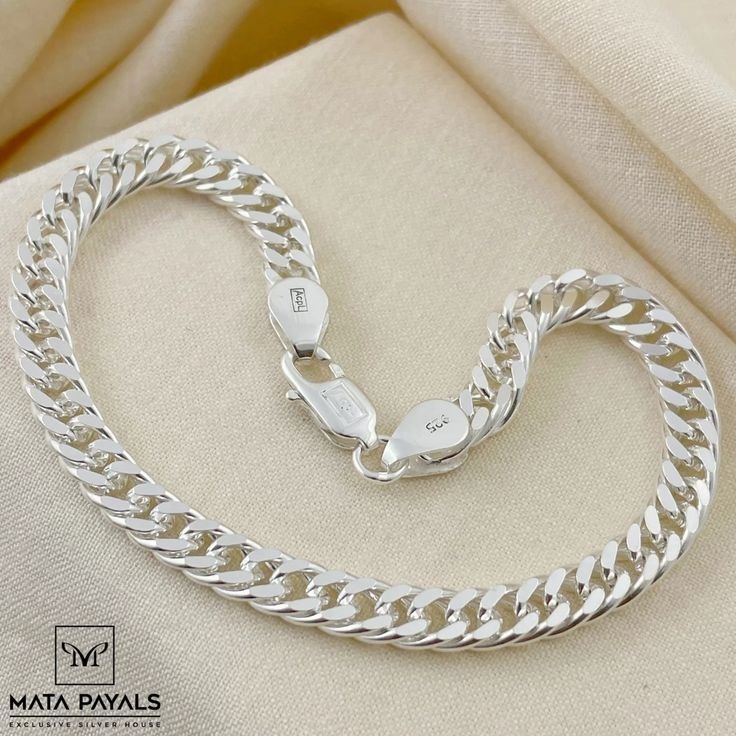 Men and Women Silver Bracelet