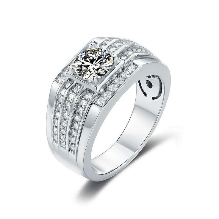 Men and Women Silver Ring