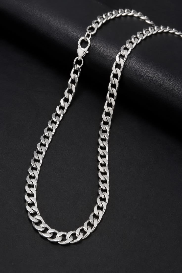 Men and Women Silver Chain