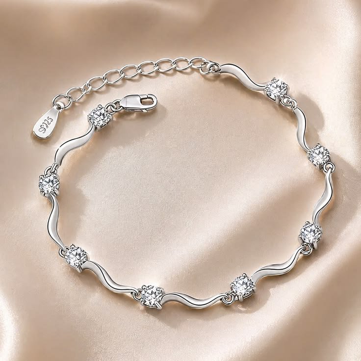 Men and Women Silver Bracelet