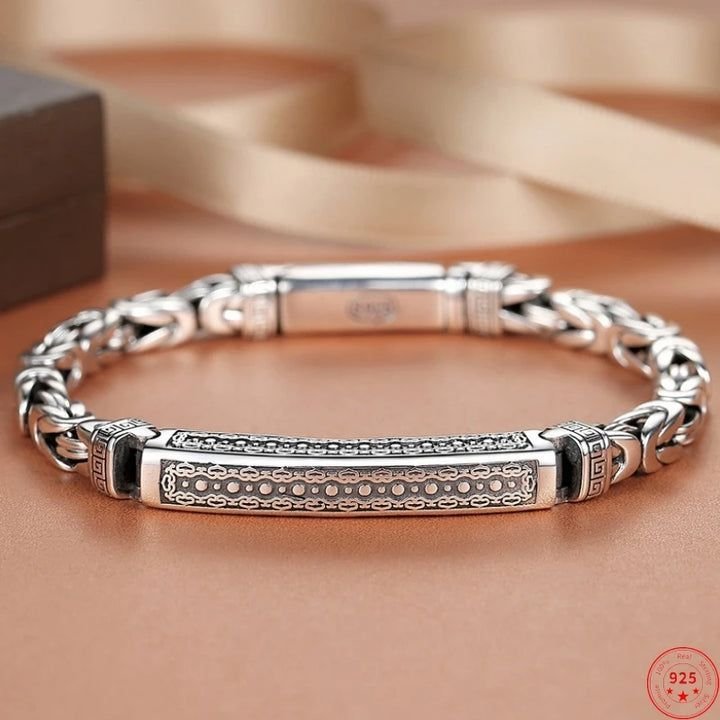 Men and Women Silver Bracelet